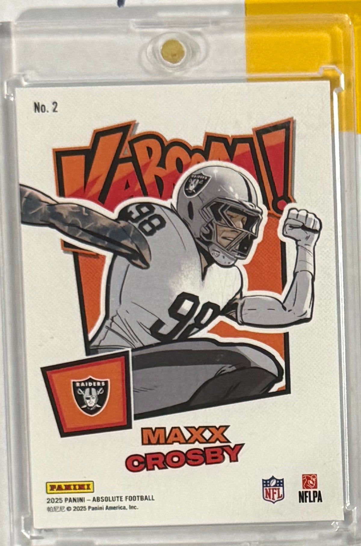 Maxx Crosby — back — Inventory P020-A