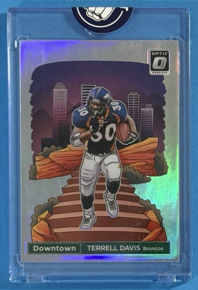 2024 Terrell Davis — Donruss Optic Downtown — front photograph