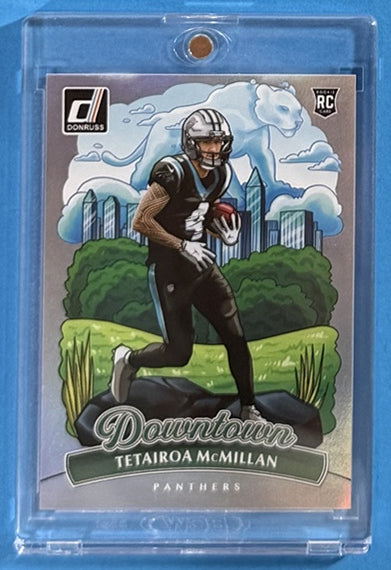 2025 Tetairoa McMillan — Donruss Downtown — front photograph