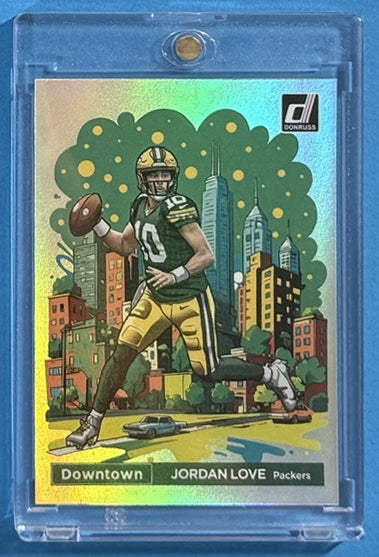 2024 Jordan Love — Donruss Downtown — front photograph