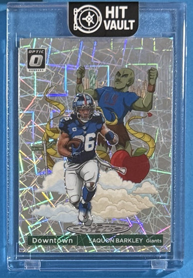 2023 Saquon Barkley — Donruss Optic Downtown — Front — Inventory P004-D