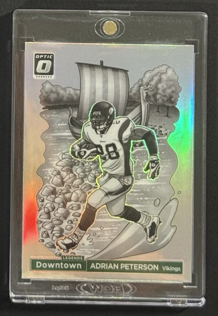 2024 Adrian Peterson — Donruss Optic Downtown Legends — Front — Inventory P006-D
