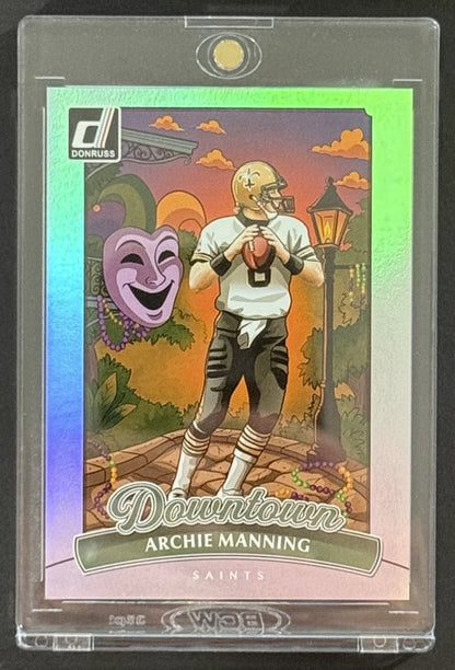 2025 Archie Manning — Donruss Downtown — Front — Inventory P009-A