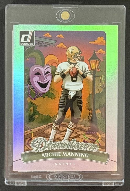2025 Archie Manning — Donruss Downtown — front photograph
