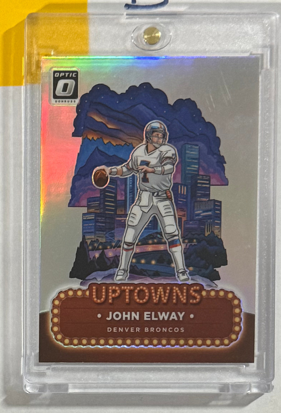 2024 John Elway — Donruss Optic Uptowns — front photograph