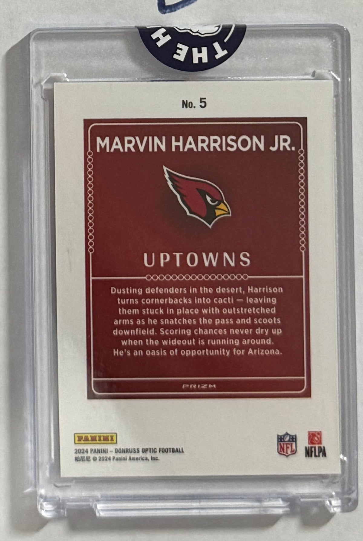 Marvin Harrison Jr. — back — Inventory P010-D