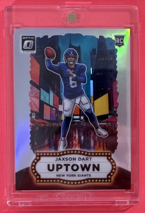 2025 Jaxson Dart — Donruss Optic Uptown — front photograph