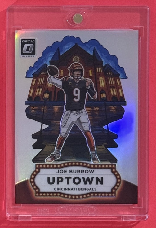 2025 Joe Burrow — Donruss Optic Uptown — front photograph