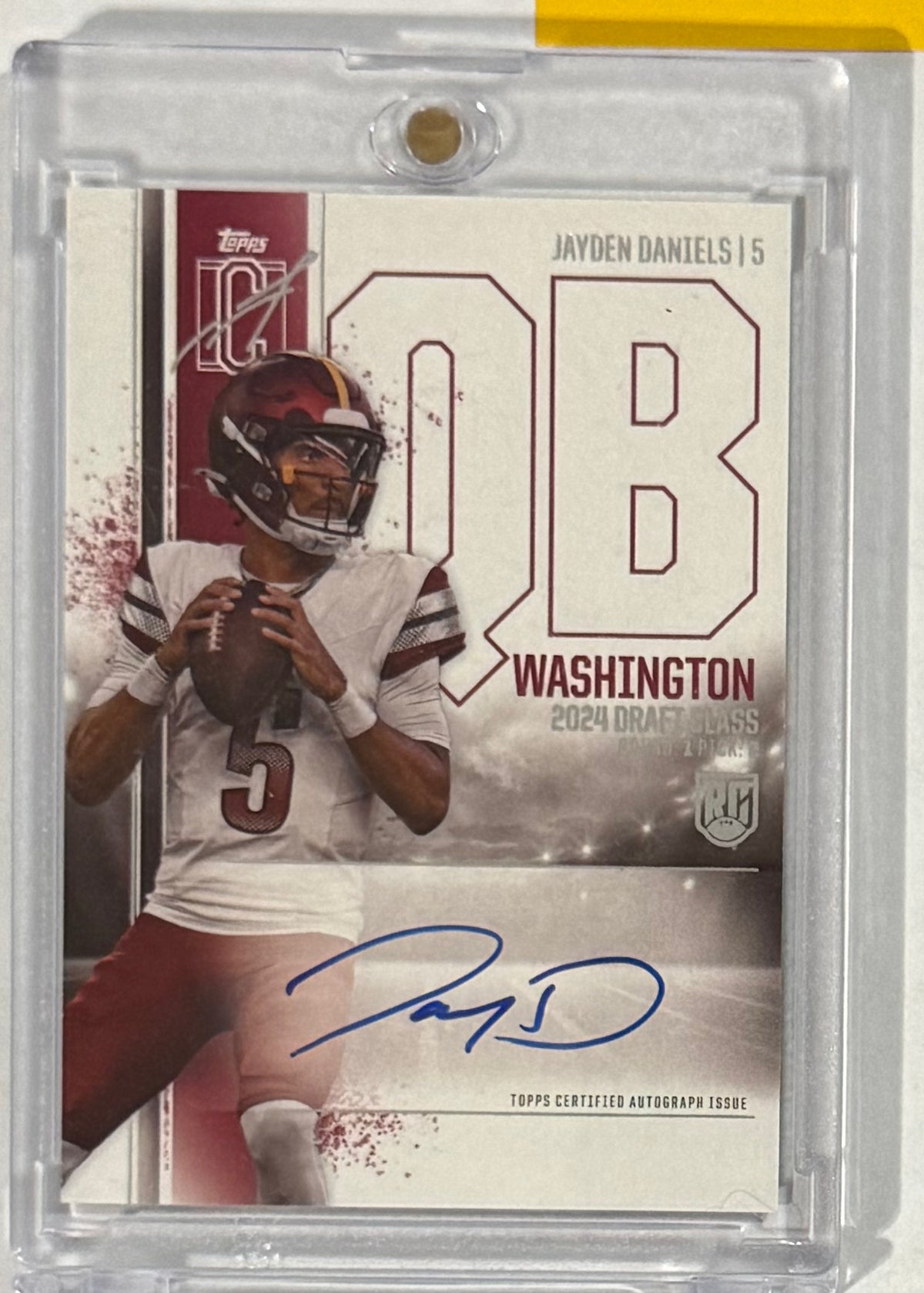 2024 Jayden Daniels — Signature Class Rookie Class II Autograph Variation — front — Inventory P059-A