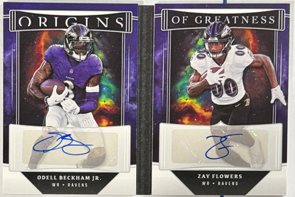 Odell Beckham Jr. / Zay Flowers 2023 Origins front - P066-A