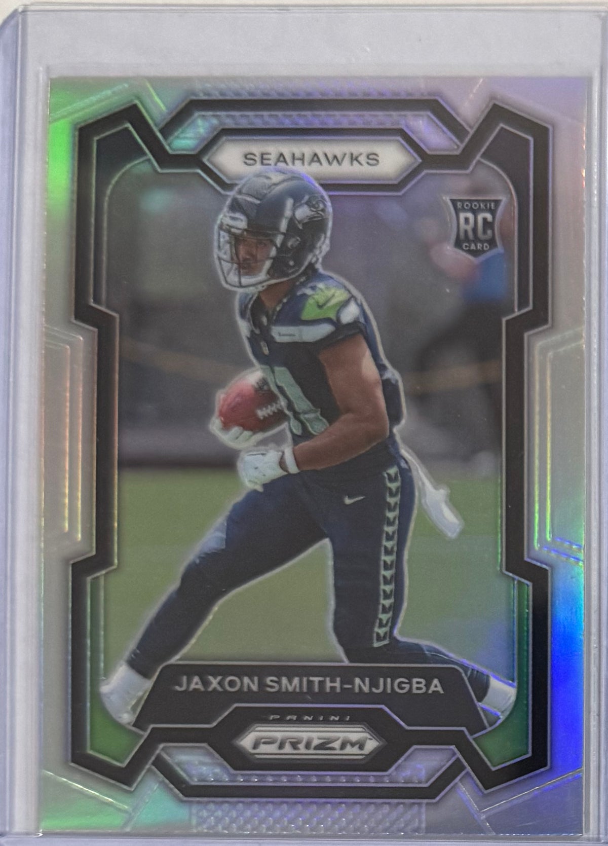 2023 Jaxon Smith-Njigba — Prizm [Silver Prizm] — front — Inventory P084-A