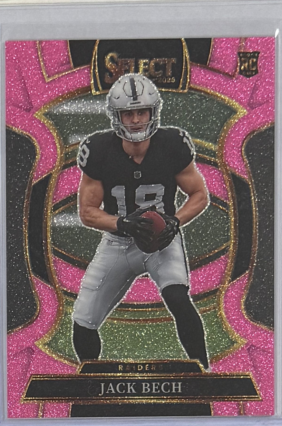 2025 Jack Bech — Select Concourse [Pink Glitter Prizm] — front — Inventory P085-B