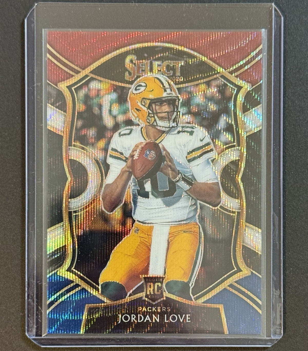 2020 Jordan Love — Select Concourse [Tri-Color Prizm] — front — Inventory P089-A