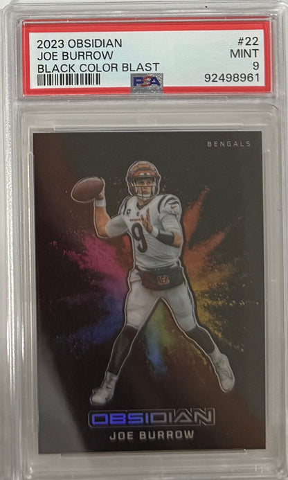 Joe Burrow 2023 Obsidian front - P102-D