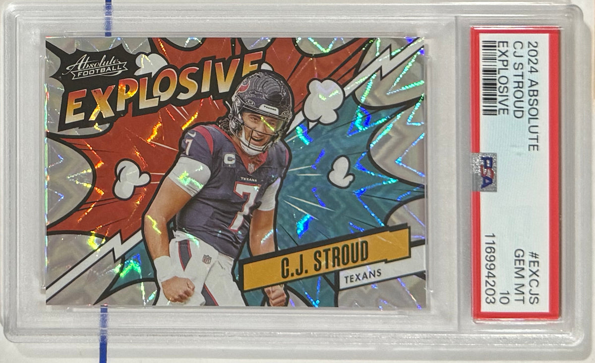 2024 C.J. Stroud — Absolute Explosive — PSA 10 — front — Inventory P103-B
