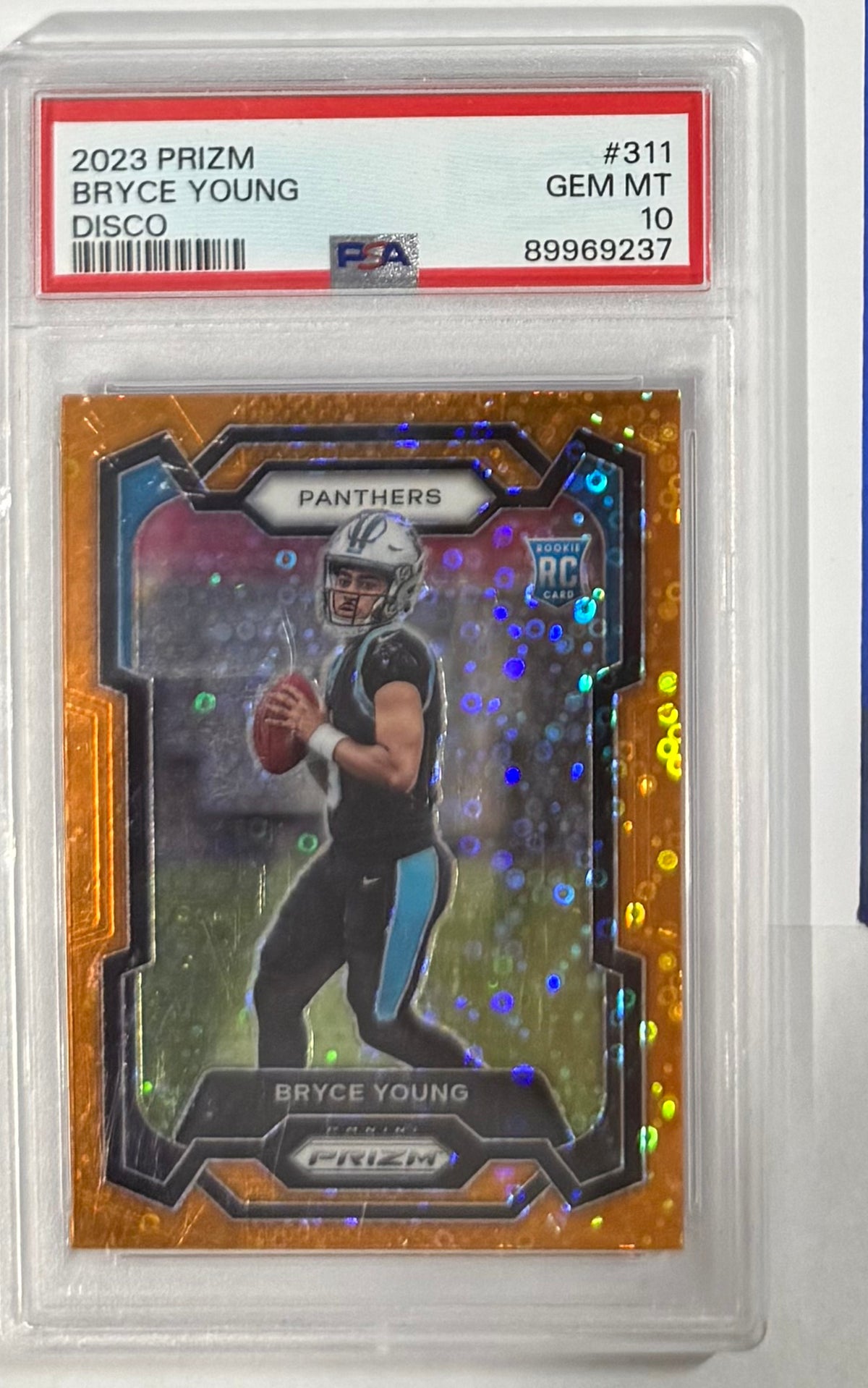 2023 Bryce Young — Prizm [Disco Prizm] — PSA 10 — front — Inventory P113-C
