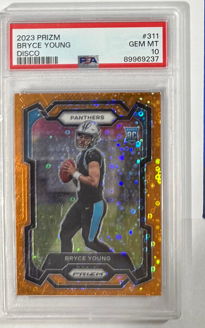 2023 Bryce Young — Prizm [Disco Prizm] — PSA 10 — front — Inventory P113-C