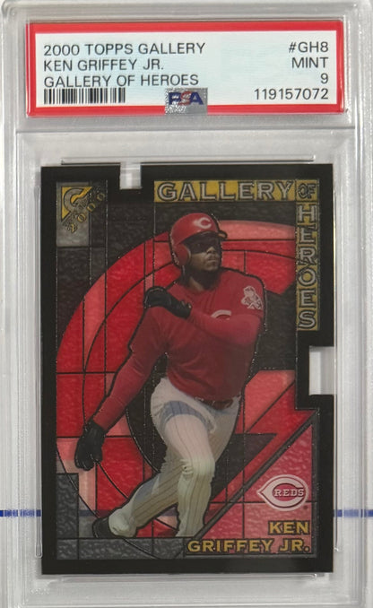 2000 Ken Griffey Jr. — Topps Gallery Gallery of Heroes — PSA 9 — front — Inventory P123-B