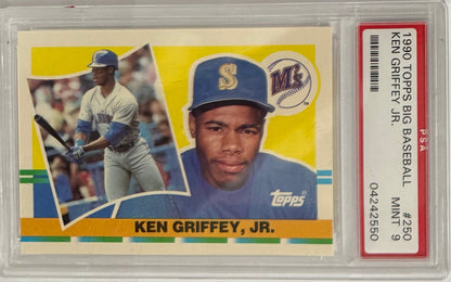 1990 Ken Griffey Jr. — Topps Big Baseball Base — PSA 9 — front — Inventory P123-D