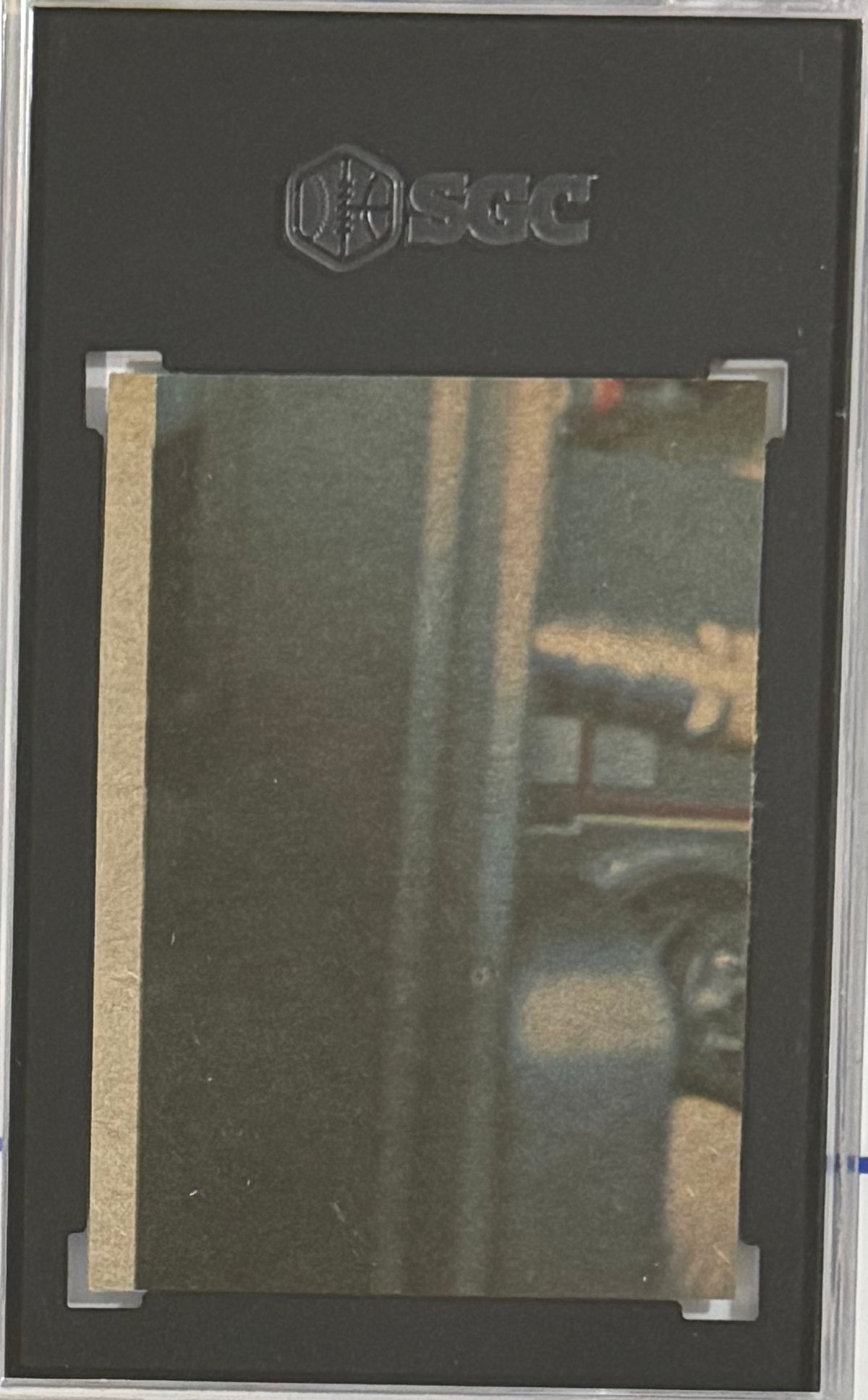 1977 Luke Skywalker — Topps Star Wars Series 1 — Blue Border — SGC 6 — back — Inventory P300-B