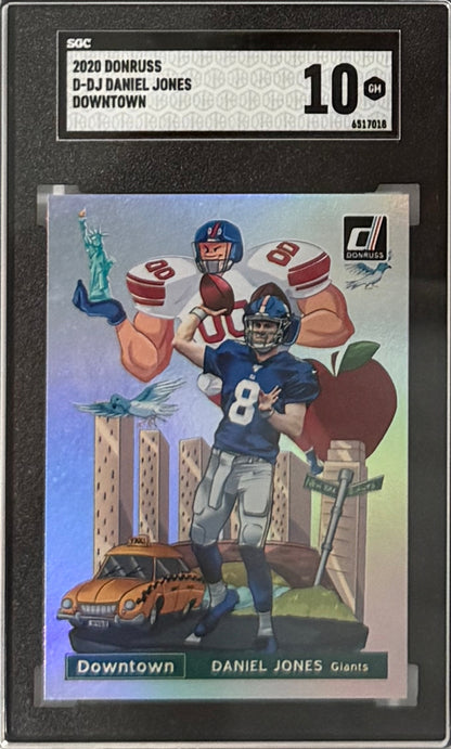 2020 Daniel Jones — Donruss Downtown — SGC 10 — front — Inventory P300-C