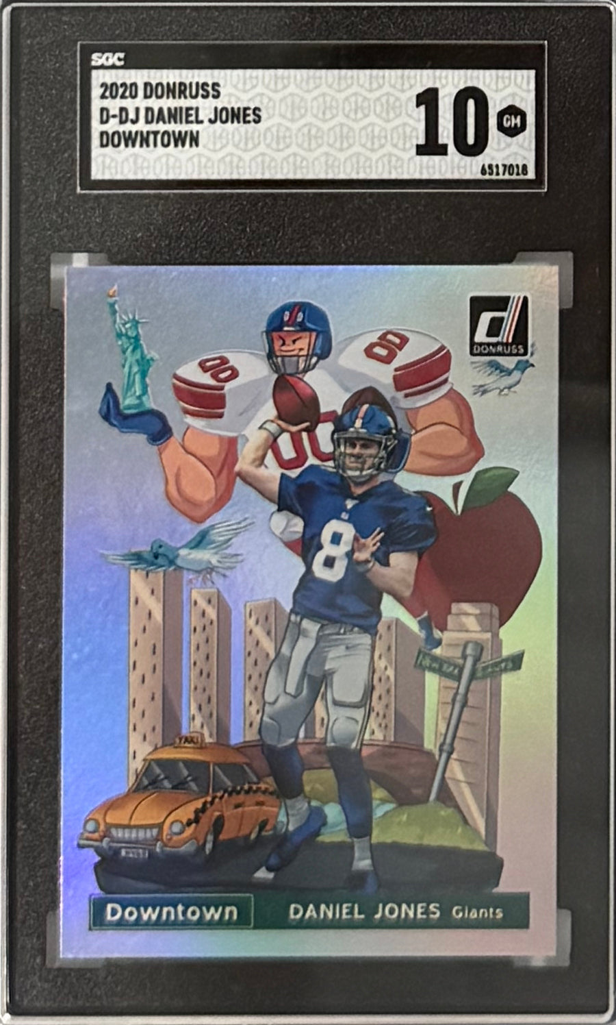 2020 Daniel Jones — Donruss Downtown — SGC 10 — front photograph