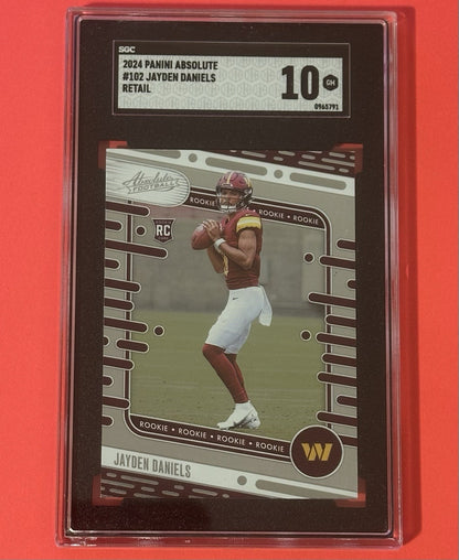 2024 Jayden Daniels — Absolute [Retail] — SGC 10 — front — Inventory P301-D