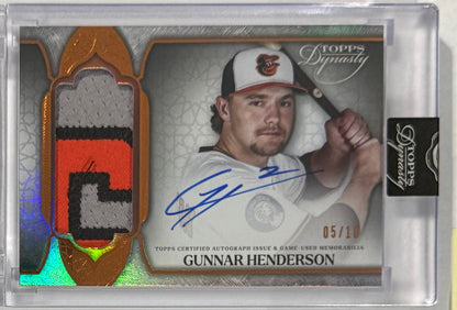 Gunnar Henderson 2025 Topps Dynasty front - P600-A