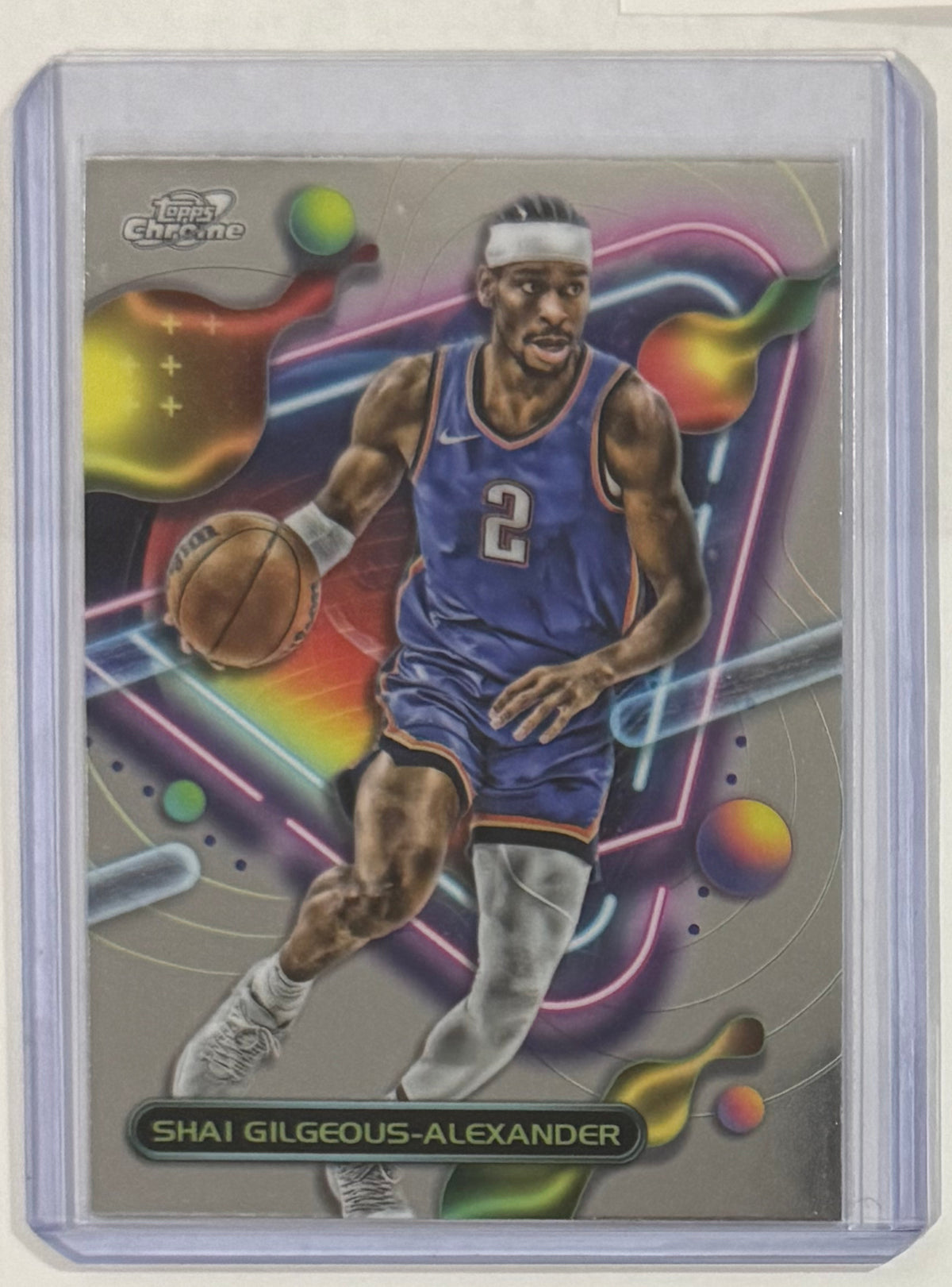 2023-24 Shai Gilgeous-Alexander — Cosmic Chrome Base — front — Inventory P702-A