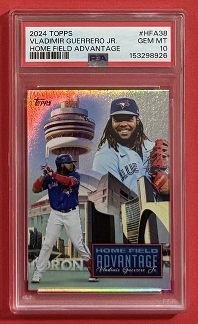 2024 Vladimir Guerrero Jr. — Topps Home Field Advantage [Base] — PSA 10 — front — Inventory P143-C