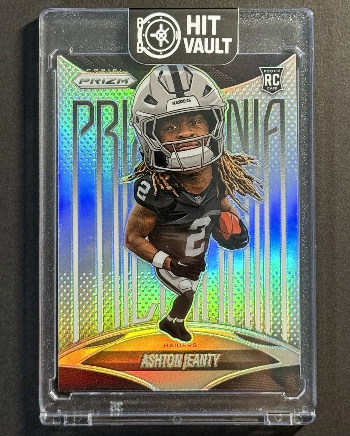 P716-B — 2025 Panini Prizm Ashton Jeanty Prizmania Rookie #16 — front