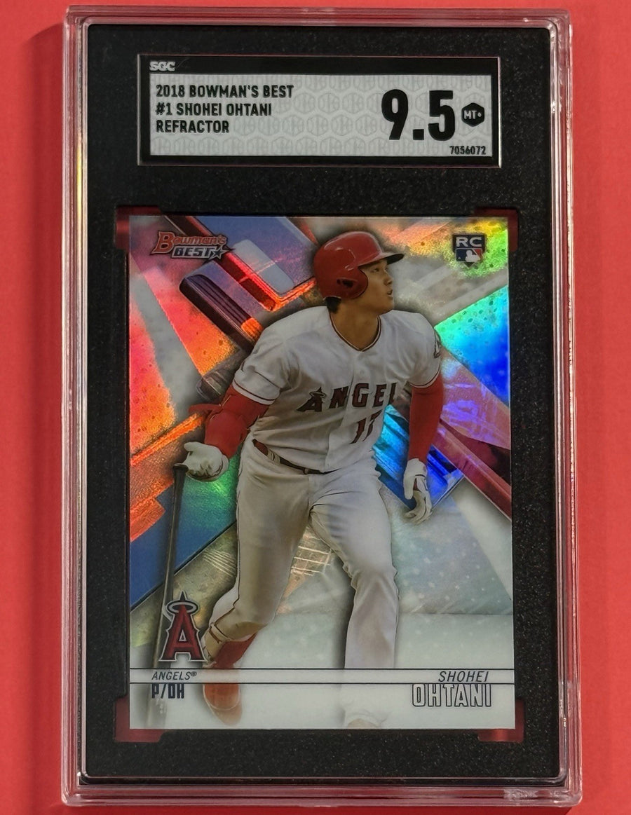 2018 Shohei Ohtani — Bowman's Best [Refractor] — SGC 9.5 — front photograph