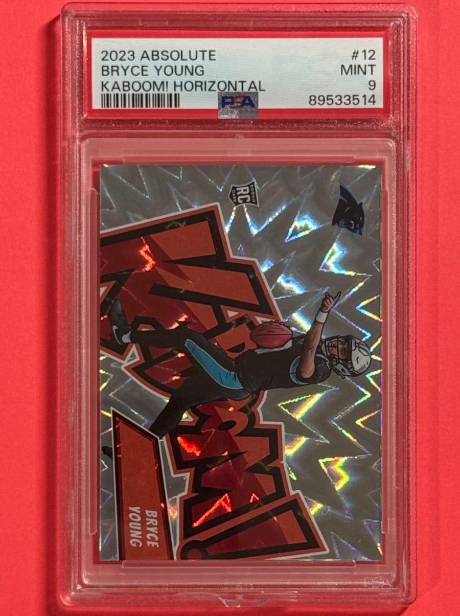 2023 Bryce Young — Absolute Kaboom! Horizontal — PSA 9 — front photograph