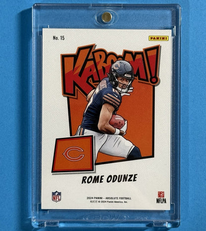 2024 Rome Odunze — Absolute Kaboom! Horizontal — back — Inventory P598-D